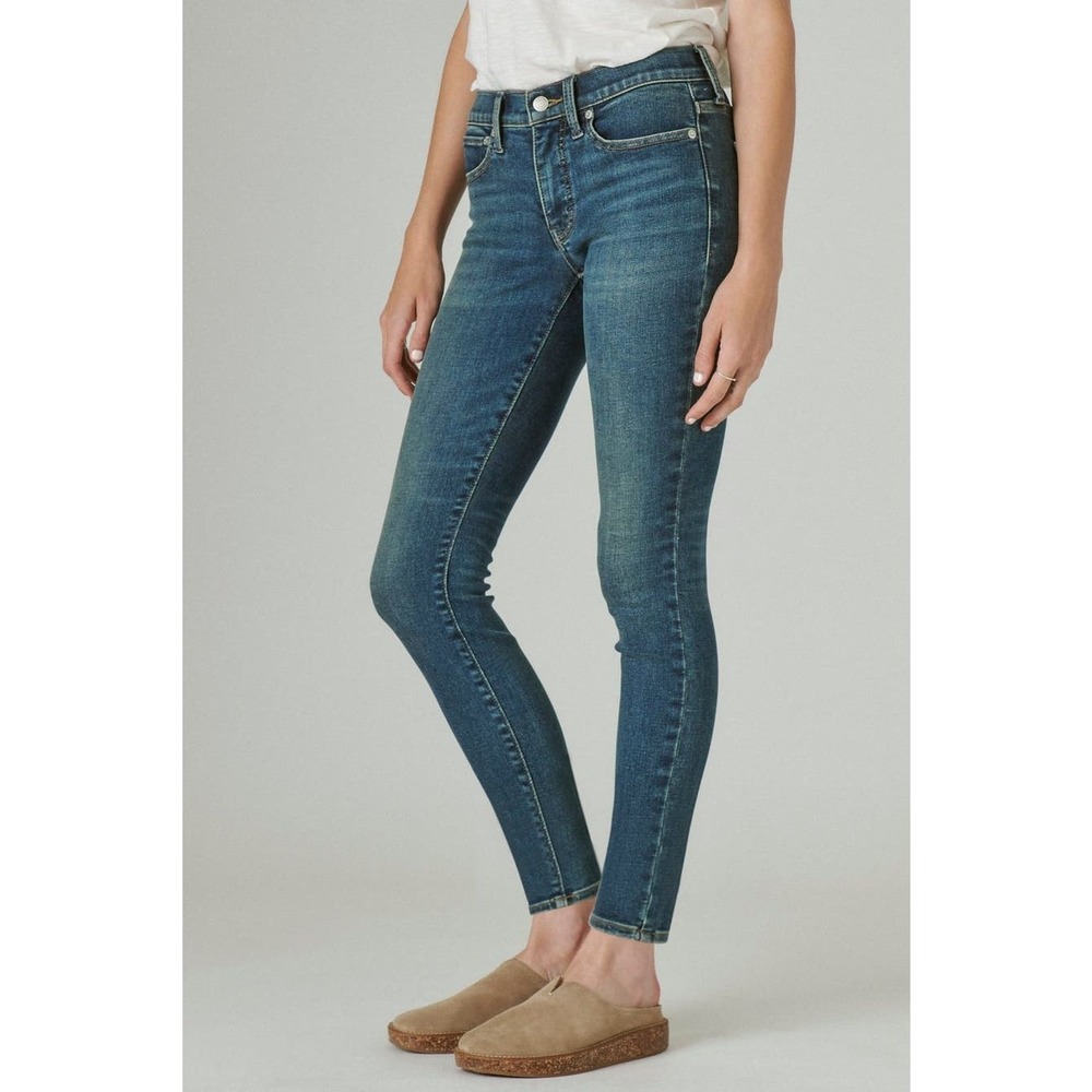 Lucky Brand Mid Rise Skinny Fit Sweet Jean, Women's Size 8/29R - Blue - Picture 2 of 15